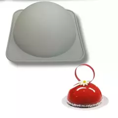 MOLDE SILICONA PARA REPOSTERÍA SEMIESFERA 12CM