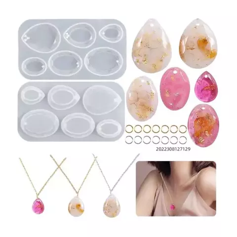 MOLDE SILICONA 6 DIJES LAGRIMA