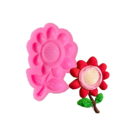 MOLDE FLOR CON TALLO INDIVIDUAL