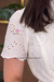 Vestido em Laise Com Pregas Jasmine Off White com cinto e botões funcionais - loja online