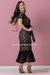 Vestido em Renda preto forrado Midi - Lançamento na internet