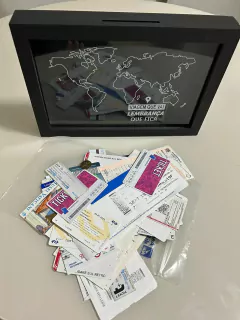 Quadro Cofre - Coleção de Lembranças