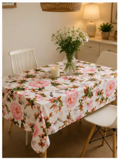 Mantel De Hule Grueso Lavable Impermeable Viento de rosas - TU MALLA CHILE
