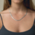 Colar cobra luxo feminino em aço Inoxidável - loja online