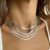 Colar cobra luxo feminino em aço Inoxidável - comprar online