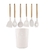 Utensílios de cozinha de silicone com bambu - loja online