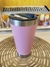 Copo Termico 473mL Com Tampa E Abridor Cor Rosa Claro