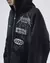 DIRTY PATCHWORK NOIR ZIP HOODIE en internet