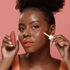 BE PEACH Blush e batom - Cor Peach - Bruna Malheiros na internet