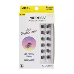 Imagem do MAQUIAGEM CILIOS POSTIÇOS AUTOCOLANTES ImPRESS PRESS-ONFALSIES – KISS NEW YORK KIT