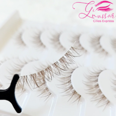 Cílios Postiços MARROM - Castanho Claro A0586 - comprar online