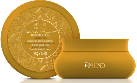 MASCARA AMEND MILLENAR OLEOS DE MADAGASCAR HAIR BUTTER 300G