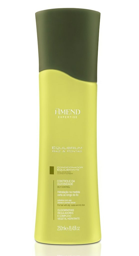 CONDICIONADOR AMEND EQUILIBRIUM 250ML RAIZ OLEOSA PONTA SECA