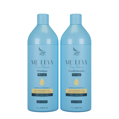 Zap Me Leva com Voce Nutricao Omega 3 Vit C Cab Liso 2L