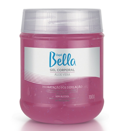 GEL CORPORAL POS DEPILACAO DEPIL BELLA 700G ALOE VERA