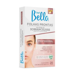 Folhas Prontas p/Depilacao Depil Bella Sobrancelhas C/20