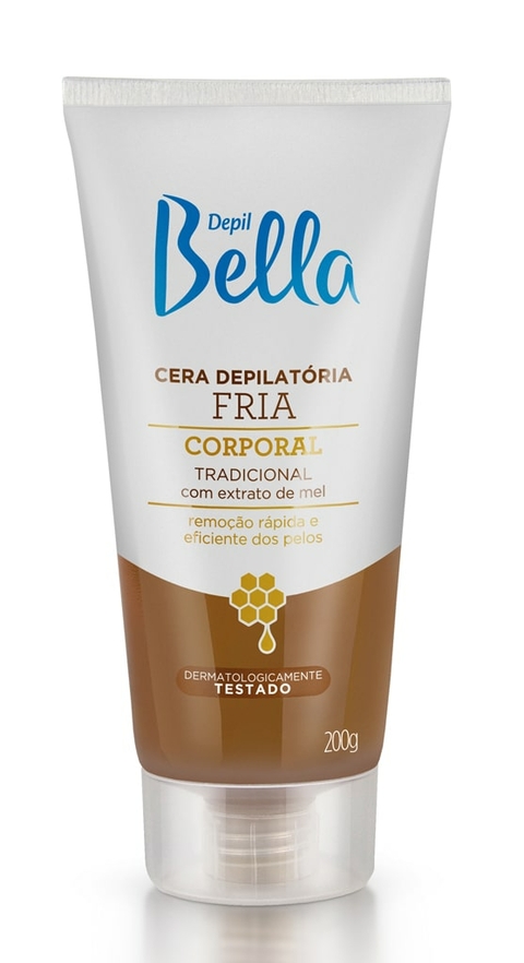 CERA DEPIL BELLA FRIA BISNAGA 200G MEL