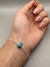 Pulseira pedra natural cristal inteiro - loja online