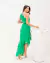 Vestido Babados Verde - comprar online