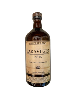GIN ARTESANAL 15 BOTÁNICOS - Saravi Gin