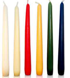 Vela candelabro blanca