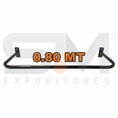 Cabideiro de Parede Simples, Pintado ou Cromado - SMexpositores