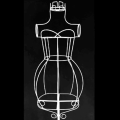 Imagem do Manequim Busto Adulto Aramado, Busto Aramado.