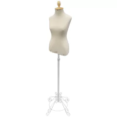 Busto Feminino Forrado com Pedestal, look, vitrine - SMexpositores