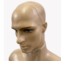 busto masculino com cabeça