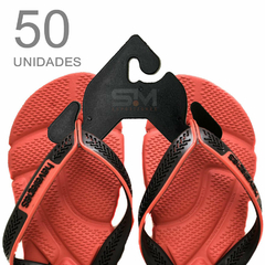 Cabide Para Chinelo 50 unidades, Cabide em plástico para rasteirinha