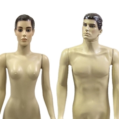 Casal Manequim Plástico Bege ST na internet