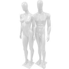 Casal Manequim Fitness Plástico - Rose - Savana - Cinza - Preto - Branco - loja online