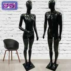 Casal Manequim Plástico Preto ST