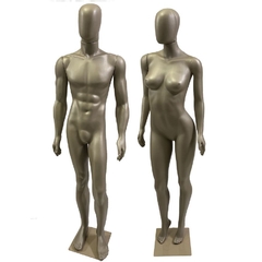 Casal Manequim Fitness Plástico - Rose - Savana - Cinza - Preto - Branco - comprar online
