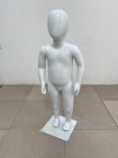 Imagem do Manequim Bebe Auto Brilho Cabeça Ovo + Base