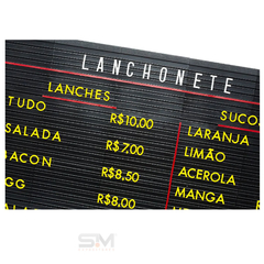 TABELA DE PREÇO letreiro 70 x 51 - comprar online
