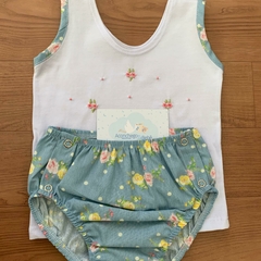 Conjunto camiseta e tapa fralda