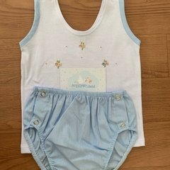 Conjunto camiseta e tapa fralda