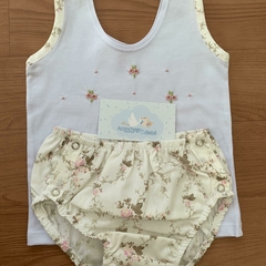 Conjunto camiseta e tapa fralda