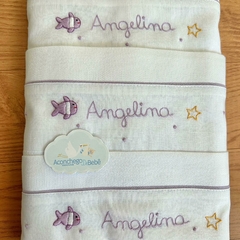 Kit 3 Fraldas Cremer Luxo Personalizadas - comprar online