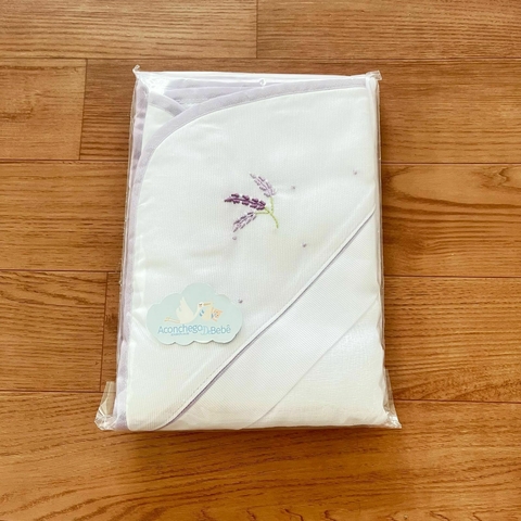 Toalha Dupla com Capuz - Lavanda