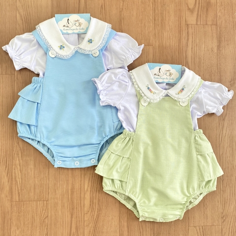 Jardineira com Camiseta