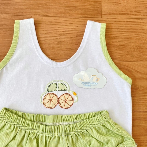 Conjunto Nino - Carrinho Verde - comprar online