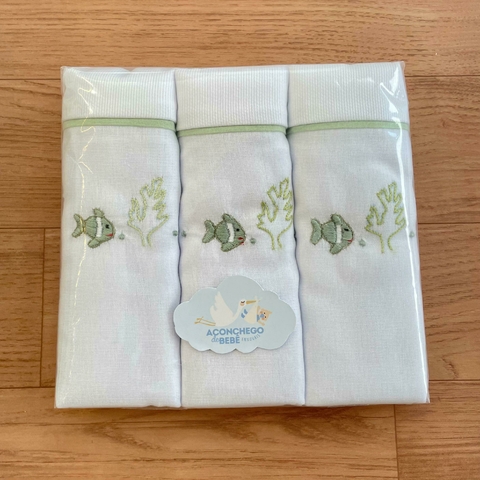 Kit Fraldas Cremer Luxo - Fundo do Mar