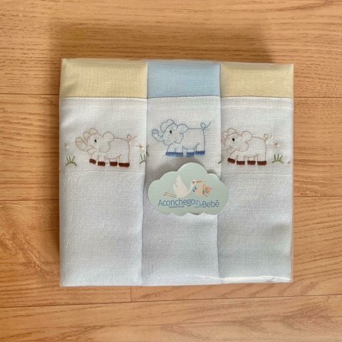 Kit Fraldas Cremer Luxo - Elefante