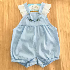 JARDINEIRA AZUL BEBÊ