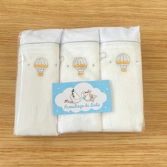 Kit 3 fraldas cremer luxo