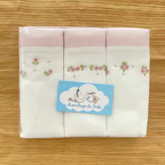 KIT 3 FRALDAS CREMER LUXO
