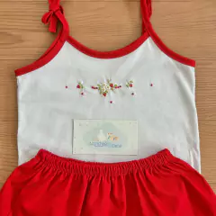 Kit coordenado Morango - Aconchego de Bebê