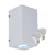 Aplique Bidireccional Exterior Metal Ferrolux Blanco + 2 Dicro Led King